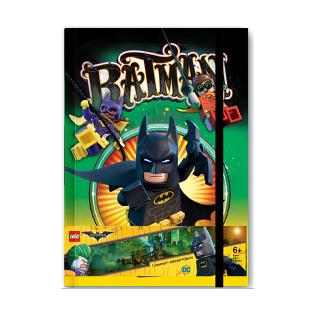 Блокнот с резинкой Lego Batman Movie, 96 листов в линейку  