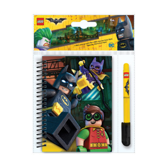 Канцелярский набор Lego Batman Movie, блокнот и ручка