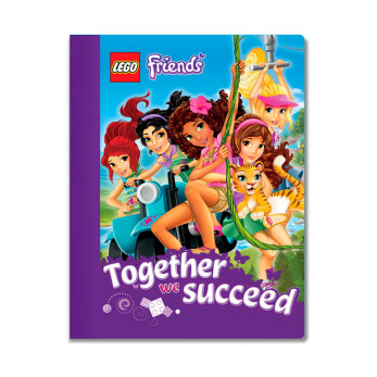 Тетрадь Lego Friends, 100 листов в линейку