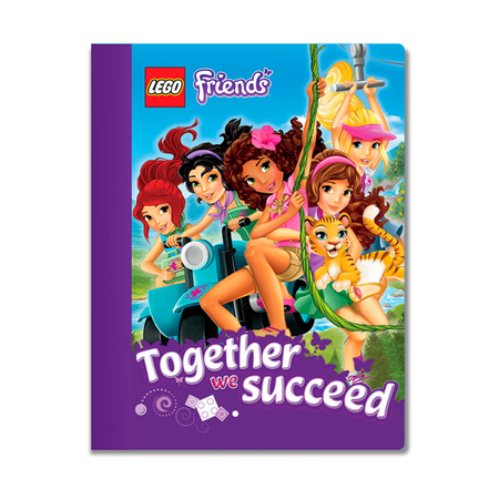 Тетрадь Lego Friends, 100 листов в линейку