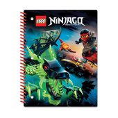Тетрадь на спирали Lego Ninjago, 70 листов в линейку