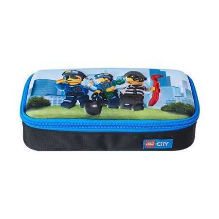 Пенал-кейс Lego City Police Chopper, с наполнением