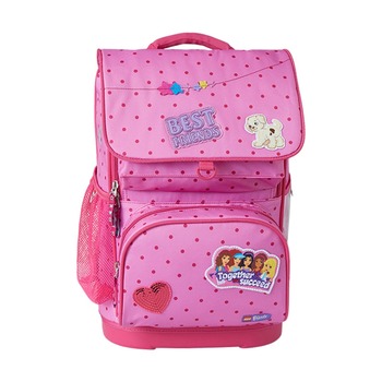 Ранец Optimo Friends Patchwork, с наполнением