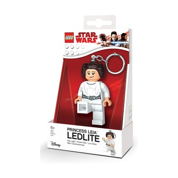 Брелок-фонарик Lego Star Wars принцесса Лея