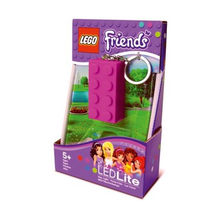 Брелок-фонарик Lego Friends, лиловый