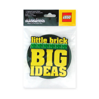 Наклейка круглая Lego