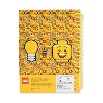 Блокнот с ручкой Lego Iconic, 100 листов в линейку