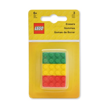 Набор ластиков Lego, 3 шт.