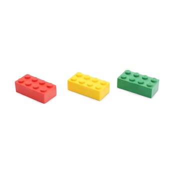 Набор ластиков Lego, 3 шт.