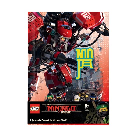 Блокнот Lego Ninjago Movie, 96 листов с резинкой