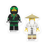 Набор ластиков Lego Ninjago Movie Lloyd и Wu