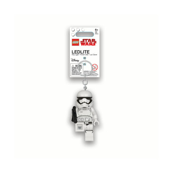 Брелок-фонарик Lego Star Wars Штурмовик первого ордена с бластером