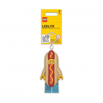 Брелок-фонарик Lego Hot Dog Man