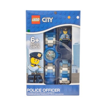 Часы наручные Lego City Policeman с фигуркой