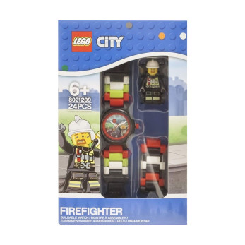 Часы наручные Lego City Fireman с фигуркой
