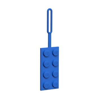Бирка для багажа Lego, синяя