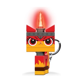 Брелок-фонарик для ключей Lego Movie 2 Angry Kitty