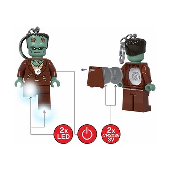 Брелок-фонарик для ключей Lego Classic The Monster