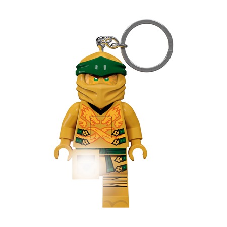 Брелок-фонарик для ключей Lego Ninjago Gold Ninja