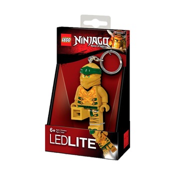 Брелок-фонарик для ключей Lego Ninjago Gold Ninja