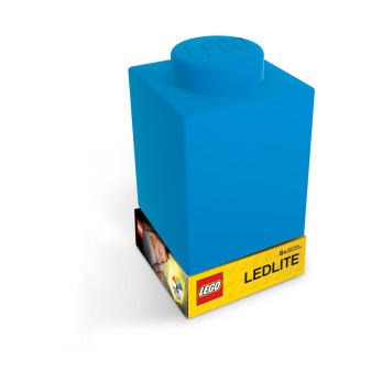 Фонарик силиконовый Lego, синий