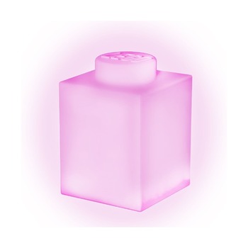 Фонарик силиконовый Lego, розовый