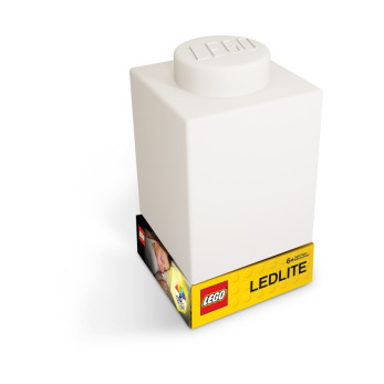 Фонарик силиконовый Lego, белый