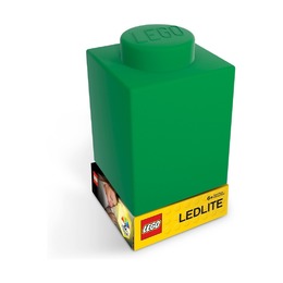 Фонарик силиконовый Lego, зеленый