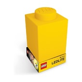 Фонарик силиконовый Lego, желтый