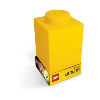 Фонарик силиконовый Lego, желтый