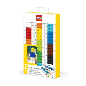 Конструируемая линейка с минифигуркой Lego Classic