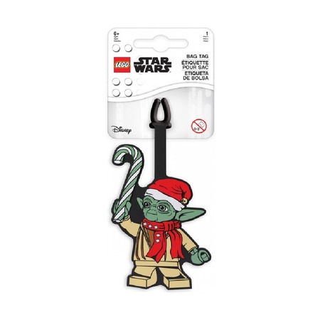 Бирка для багажа Lego Star Wars Yoda Holiday