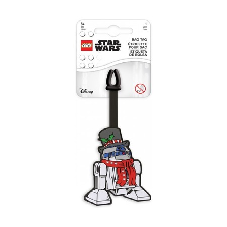  Бирка для багажа Lego Star Wars R2-D2 Holiday