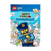 Книга-раскраска Lego City Веселые раскраски: полицейский