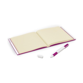 Книга для записей, с фиолетовой гелевой ручкой Lego Locking Notebook