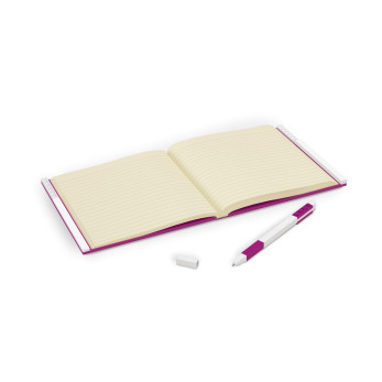 Книга для записей, с фиолетовой гелевой ручкой Lego Locking Notebook