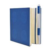Книга для записей, с синей гелевой ручкой Lego Locking Notebook