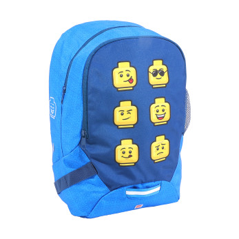 Рюкзак School Lego Faces Blue 