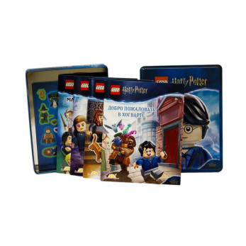 Набор книг с наклейками Harry Potter, коробка с книгами 