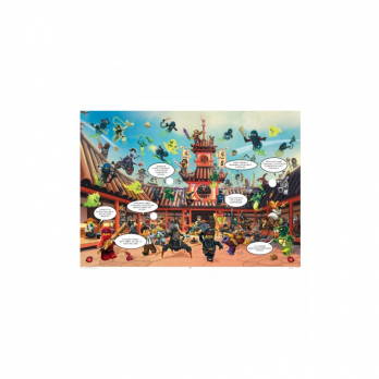 Набор книг с игрушкой и панорамой Ninjago Миссия Ниндзя: Гармадон против Ллойда 
