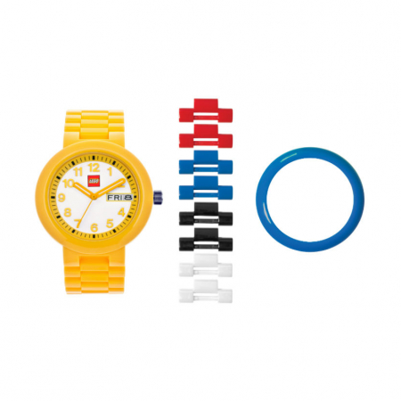 Часы наручные аналоговые Classic Yellow Adult Watch с календарем