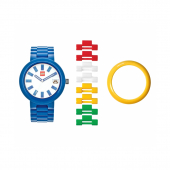 Часы наручные аналоговые Brick Blue Adult Watch с календарем