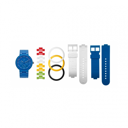 Часы наручные аналоговые Multistud Blue Adult Watch с календарем