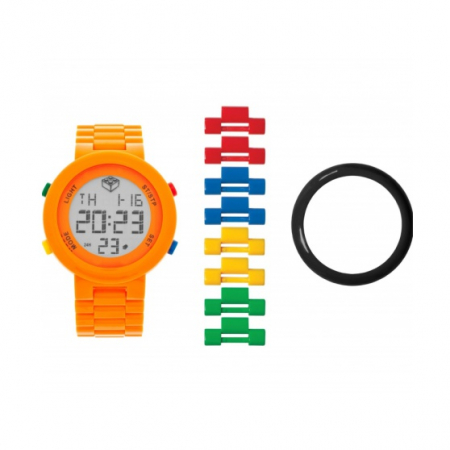 Часы наручные электронные Digifigure Orange Adult Watch с календарем