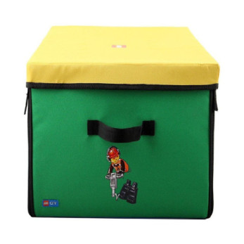 Коробка с крышкой тестильная Lego City, средняя
