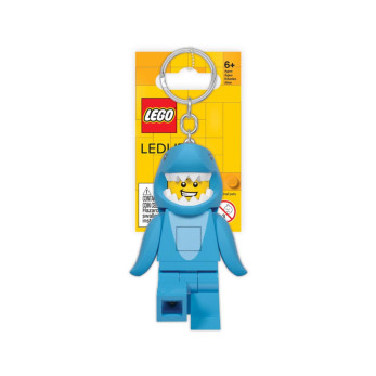 Брелок-фонарик для ключей Lego Iconic Shark Suit Guy