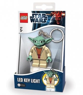 Брелок-фонарик для ключей Lego Star Wars Yoda
